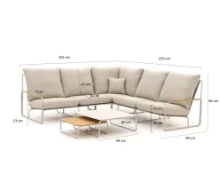SUNS Merano Ecklounge-Set 5-teilig