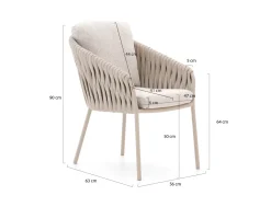 SUNS Nappa/Nova ø 170 cm Gartenmöbel-Set 7-teilig
