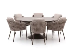 SUNS Nappa/Nova ø 170 cm Gartenmöbel-Set 7-teilig