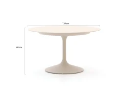 SUNS Nova Low Dining Gartentisch ø 120 cm (h: 68 cm)