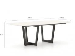 SUNS Palermo Gartentisch 240x116x76 cm