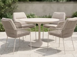 SUNS Punta/Nova ø 120 cm Gartenmöbel-Set 5-teilig