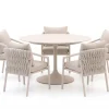 SUNS Sato/Nova ø150cm dining tuinset 6-delig
