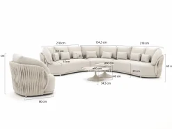 SUNS Vivaro/Nova Ecklounge-Set 6-teilig
