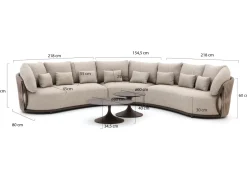 SUNS Vivaro/Nova Ecklounge-Set 5-teilig
