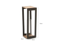 SUNS Zara L Laterne 30x25x76 cm