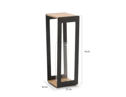 SUNS Zara L Laterne 30x25x76 cm