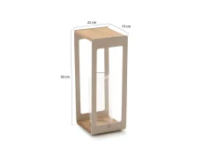 SUNS Zara M Laterne 22x19x50 cm