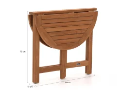 Sunyard Butterfly Klapptisch ø 90cm (h:75cm)