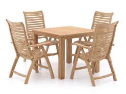 Sunyard Corby/Buxton 90 cm Gartenmöbel-Set 5-teilig verstellbar
