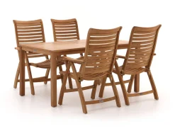 Sunyard Corby/Liverpool 160 cm Gartenmöbel-Set 5-teilig verstelbar