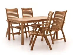 Sunyard Corby/Liverpool 160 cm Gartenmöbel-Set 5-teilig verstelbar