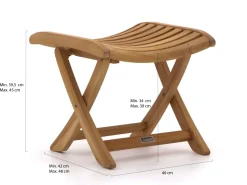 Sunyard Corby/Preston ø 65 cm Balkon-Set 4-teilig verstellbar