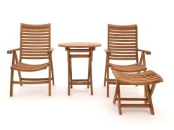 Sunyard Corby/Preston ø 65 cm Balkon-Set 4-teilig verstellbar