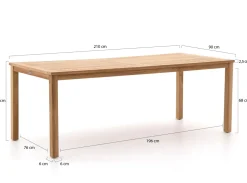 Sunyard Oxford/Liverpool 210 cm Gartenmöbel-Set 7-teilig verstelbar