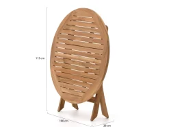 Sunyard Preston Klapptisch ø 100cm (h:75cm)