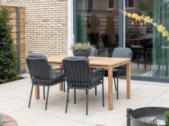 Sunyard Veronica/Liverpool 160 cm Gartenmöbel-Set 5-teilig verstelbar