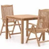 Sunyard Veronica/Liverpool 90 cm Gartenmöbel-Set 3-teilig verstellbar
