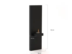 Tenderflame Rock 90 Wandkamin 40×24,5×130 cm