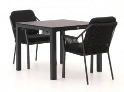 Tierra Outdoor Liv/La Fonte 90 cm Gartenmöbel-Set 3-teilig stapelbar