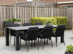 Tierra Outdoor Liv/Lagundo 230 cm Gartenmöbel-Set 7-teilig stapelbar