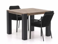 Tierra Outdoor Liv/ROUGH-X 100 cm Gartenmöbel-Set 3-teilig stapelbar