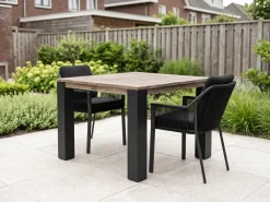 Tierra Outdoor Liv/ROUGH-X 100 cm Gartenmöbel-Set 3-teilig stapelbar