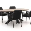 Tierra Outdoor Liv/ROUGH-Y Ellips 200 cm Gartenmöbel-Set 5-teilig stapelbar