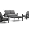 Tierra Outdoor Musone/Flip-Up Sessel-Sofa Lounge-Set 4-teilig 4-Sitzer verstellbar