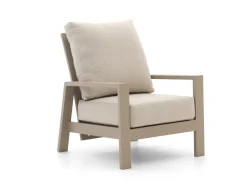 Tierra Outdoor Musone Gartensessel verstellbar mit Gartenhocker