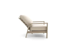 Tierra Outdoor Musone Gartensessel verstellbar mit Gartenhocker