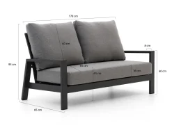 Tierra Outdoor Musone Gartensofa 2-Sitzer 170 cm