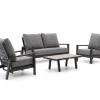Tierra Outdoor Musone Sessel-Sofa Lounge-Set 4-teilig 4-Sitzer verstellbar