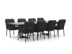 Tierra Outdoor Natal/Naro 280 cm Gartenmöbel-Set 9-teilig