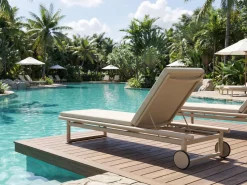 Tierra Outdoor Oasis Gartenliege mit Rad verstellbar
