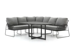 Tierra Outdoor Rivera Dining Lounge-Set 3-teilig
