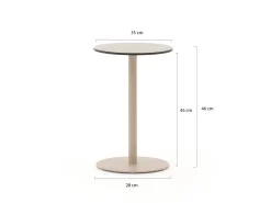 Tierra Outdoor Solea Loungetisch-Set 2-teilig