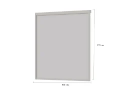Windschutz 265 cm für Cedrino Pergola 530x360x255 cm