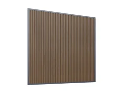 WPC-Wand 265 cm für Cedrino Pergola 530x360x255 cm