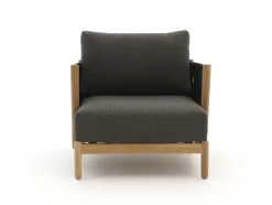 Zavelli Convivia Sessel-Sofa Lounge-Set 4-teilig 4-Sitzer