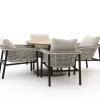 Zavelli Cuore ø 120 cm Gartenmöbel-Set 5-teilig