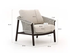 Zavelli Cuore Low Dining Gartenstuhl