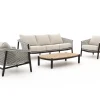 Zavelli Cuore Sessel-Sofa Lounge-Set 4-teilig 5-Sitzer